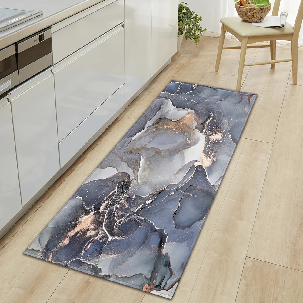 Modern Kitchen Mat Home Hallway Entrance Doormat Living Room Bedroom Floor Decor Carpet Balcony Bathroom Door Anti-Slip Foot Rug