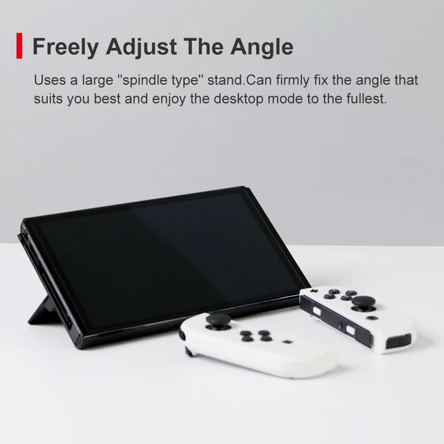 Nintendo Switch OLED Model White set 7 Inch Colorful Screen Joy‑Con Handle Enhanced Audio Adjustable Console Stable TV Mode 5