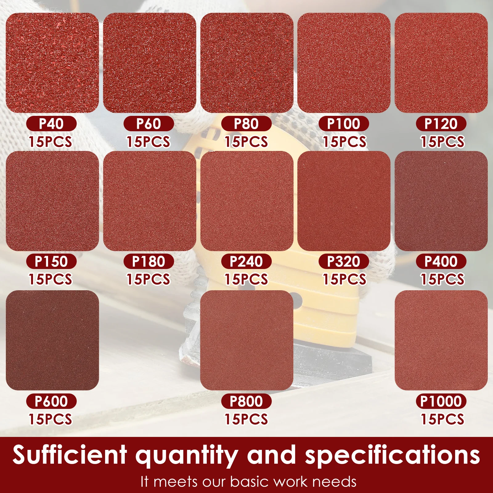 Aluminum Oxide Sanding Discs 40-1000 Grit Abrasive Tools