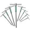 T/L 2.5/3/4/5/6/8/10mm Torx Screwdriver T Type Allen Hex Wrench Chrome Spanner T-shaped Hand Tool Extended T-Socket Wrench 6
