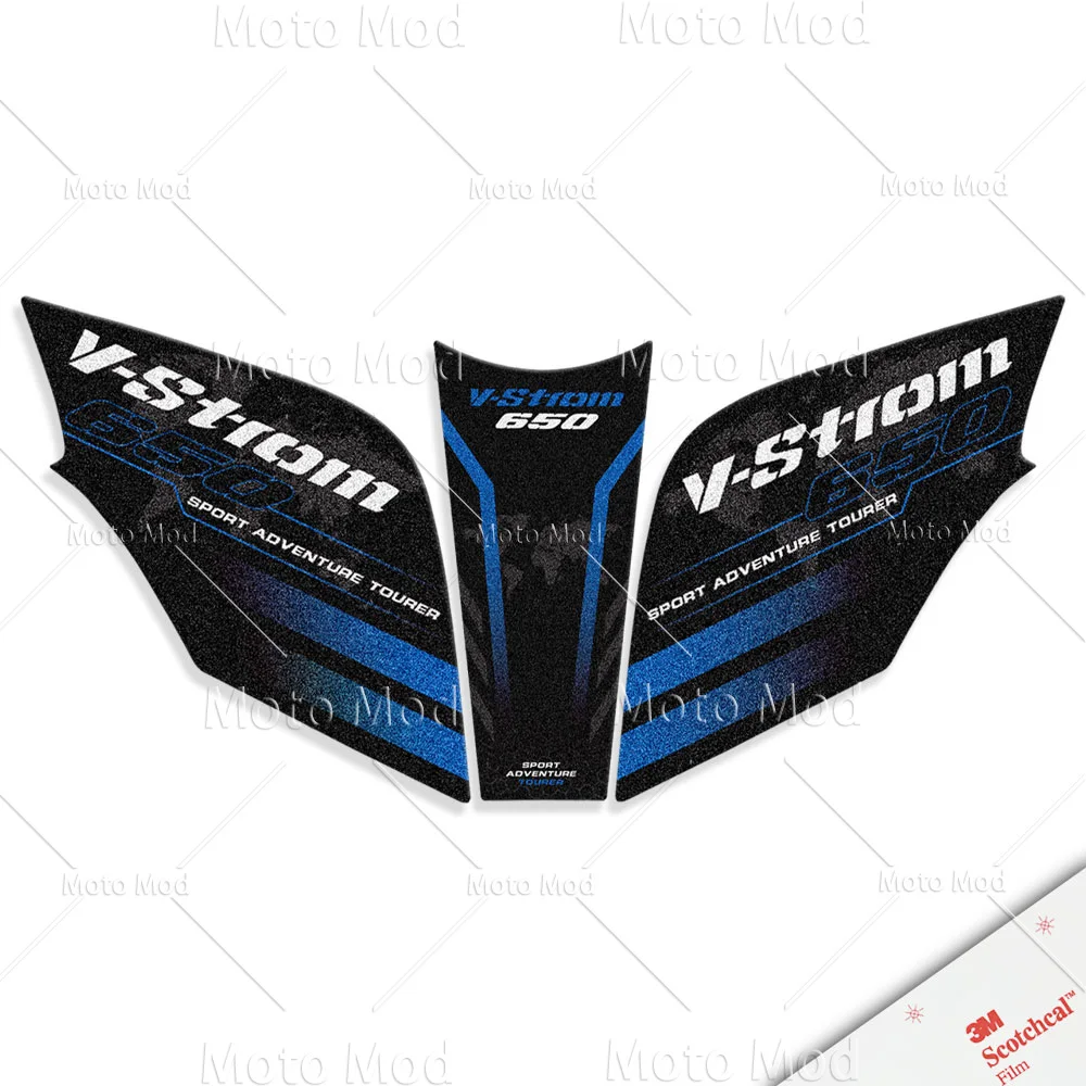 스즈키 Vstrom 650 dl650 DL V-STROM 650XT 오토바이 탱크 패드 스티커 연료 가스 커버 보호 액세서리 데칼