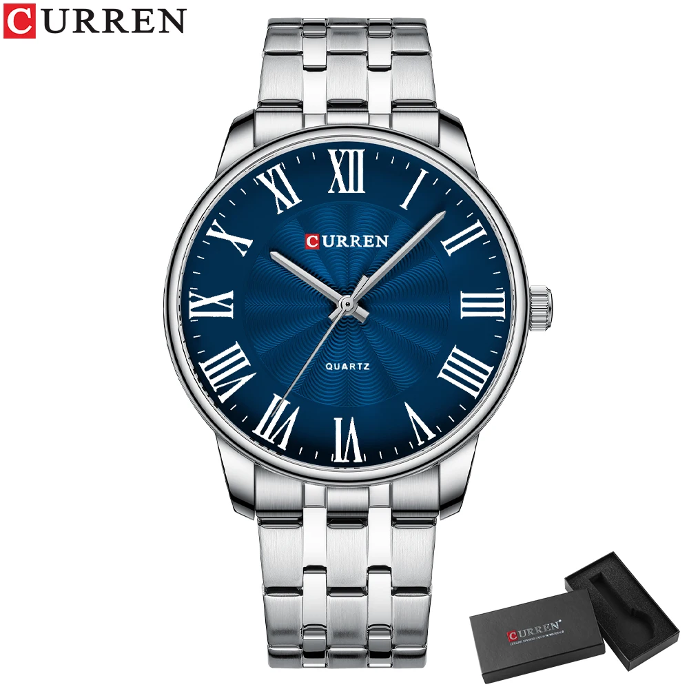 silver blue box