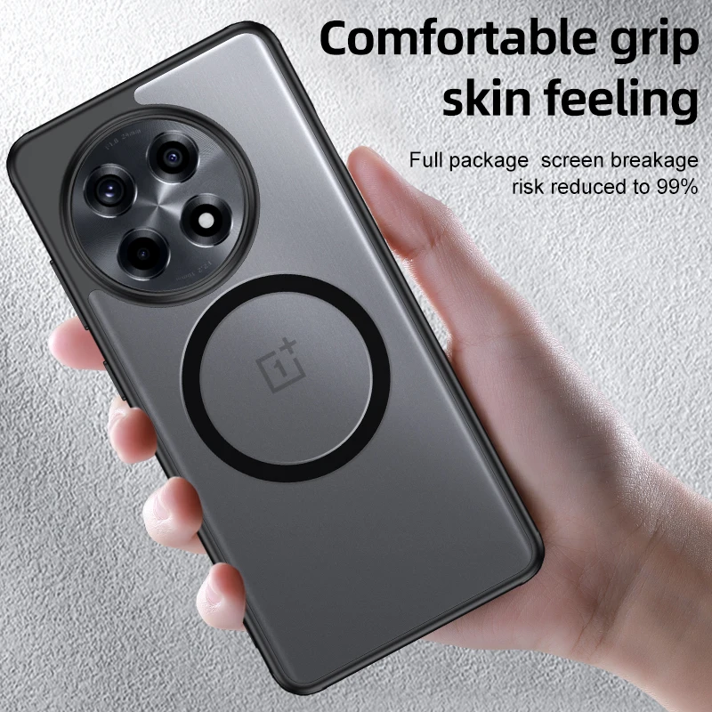 Enhanced Magnetic Crystal Clear Shockproof Case with Lens Protection