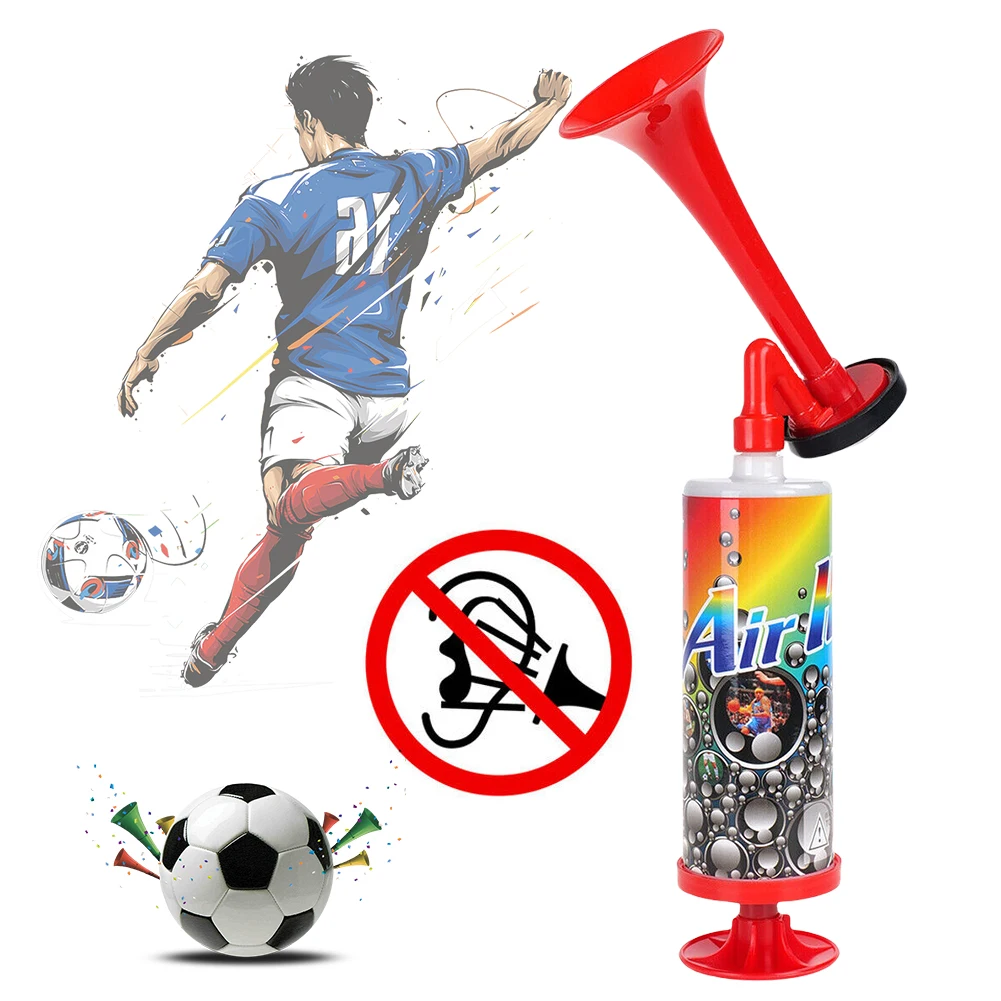 10-1Pcs 휴대용 에어혼 휴대용 에어 펌프 경적 파티 액세서리 축구 스포츠 이벤트를위한 보안 비상 에어혼