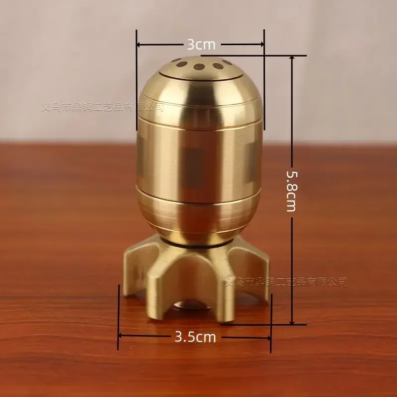 Brass bomb spinner fidget spinner relaxation and decompression gift