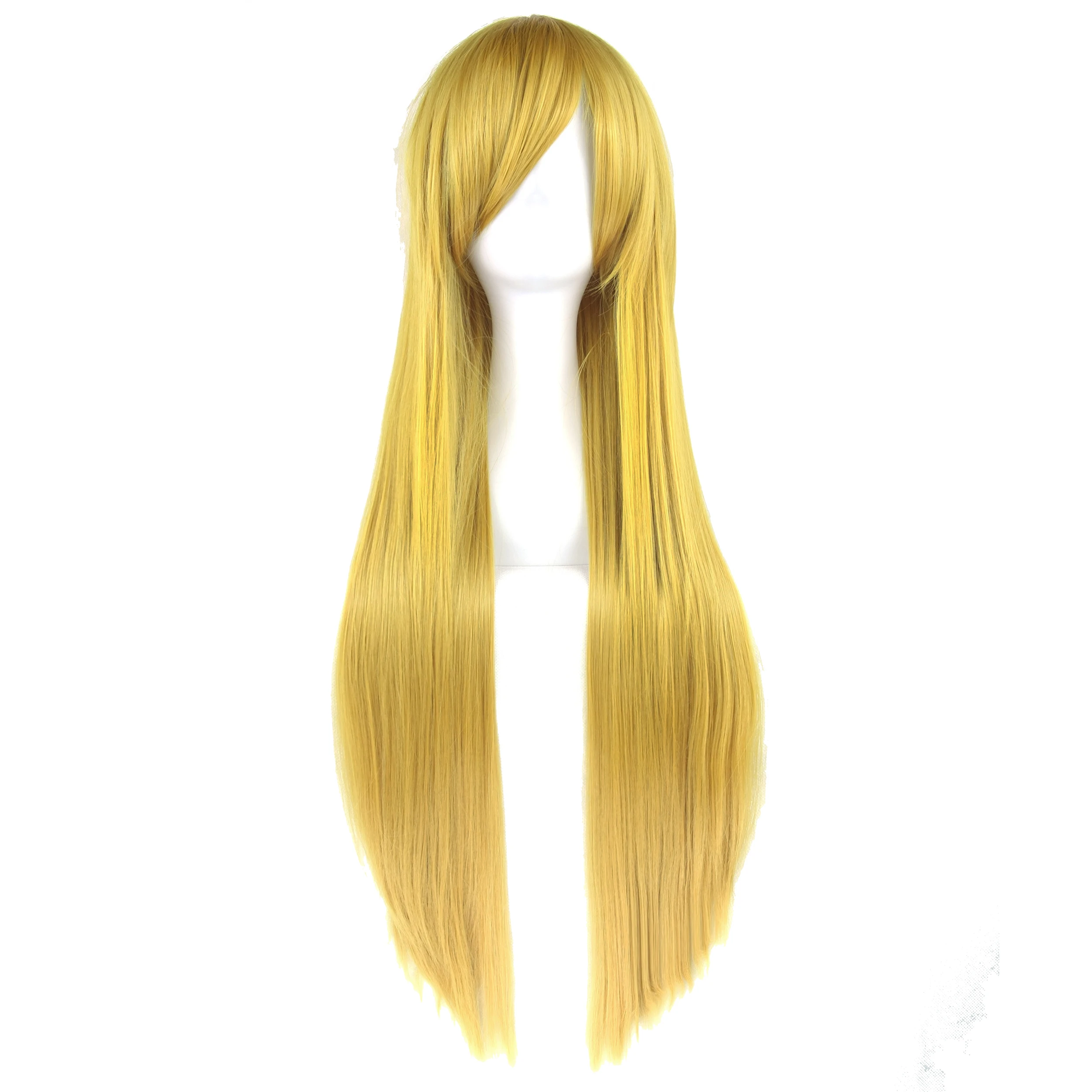 Synthetic Hair Yellow Long Cosplay Wigs Straight Minako Aino Wig Anime Hair Pieces Historia Reiss Costume Wig 2