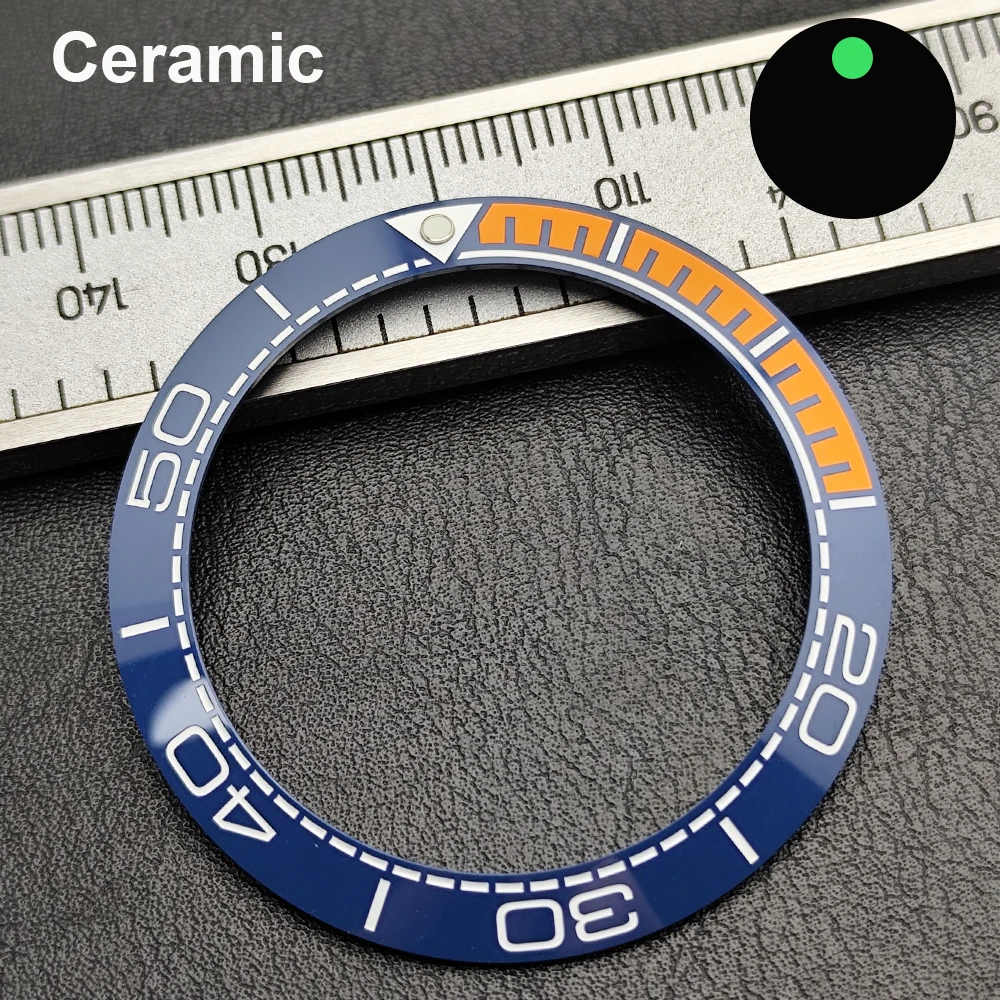 Enhanced Sloped Ceramic Aluminum Watch Bezel Ring Replacement