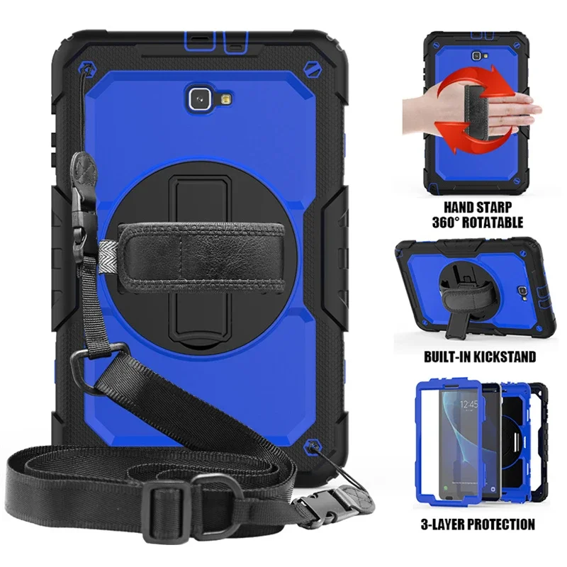 Armadura à Prova de Choque para Samsung Galaxy Tab a6 um 101 Polegadas 2023 Sm-t580 T585 105 T590 Tampa do Tablet Mais Tela Pet Case