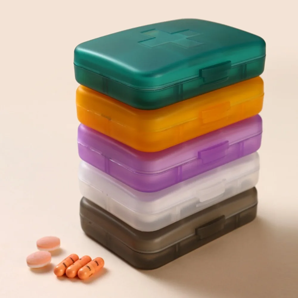 

Водонепроницаемый дорожный контейнер для таблеток, многоячеек, Прочный Компактный контейнер для лекарств, прямоугольный контейнер, контейнер для таблеток, Органайзер