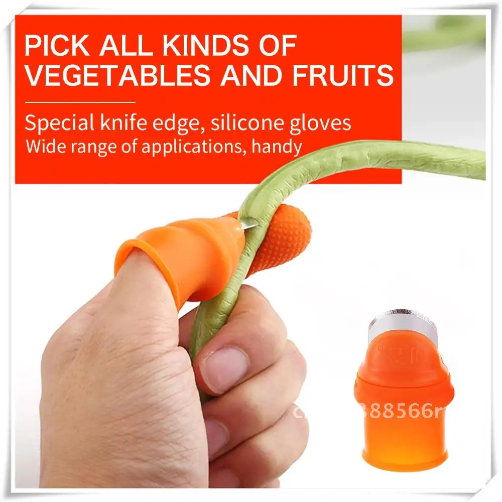 Gardening Tools Thumb Cutter Pruning Shears Plant Picking Separator Vegetables Finger Tool Kitchen Multifunction Cutter