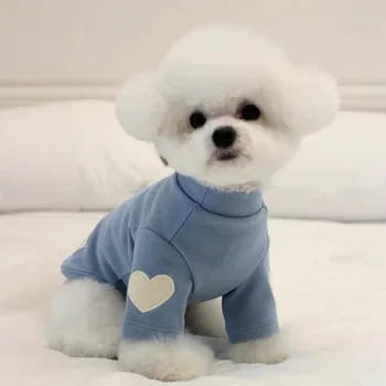 Love Embroidered Dog Sweatshirt 1