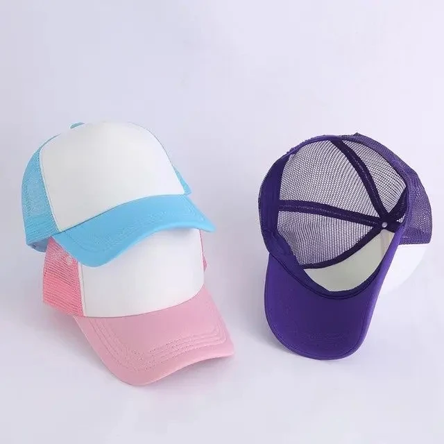 Children Boy Girl Baby Baseball Cap Summer Kids Mesh Trucker Hat Outdoor Breathable Leisure Sun Hats