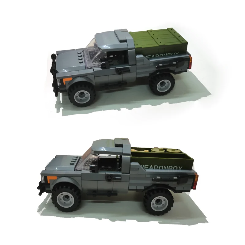 MOC 1/20 Scale Off-Road 6x6 Truck Building Set - 1500pcs, Motorized, With Remote Control