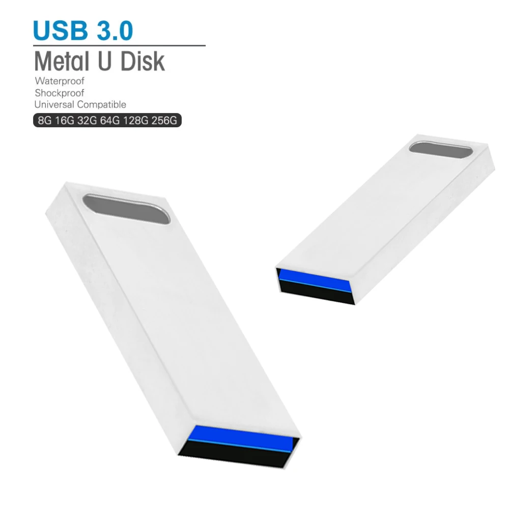 Металлический флэш-накопитель USB 128 64 ГБ 32 8 16 | Компьютеры и офис
