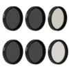ND Filter Set Compatible with DJI Osmo Action 3/4/5 PRO,  UV CPL ND8 ND16 ND32 ND64  Neutral Density Filter Kit Action Camera Ac 3