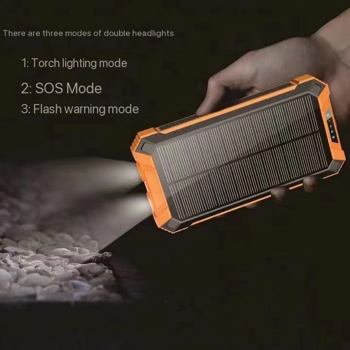 Neu Solar drahtlose lade 20000 mAh große kapazität handy outdoor power bank_voghion.com