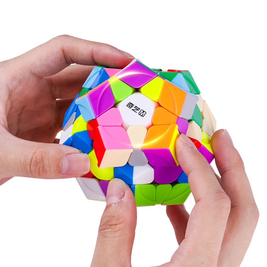 Speed Cube Qiyi QiHeng S2 Megaminx Magnetic 3x3 Stickerless Professional Cubo Magico Puzzle Toys