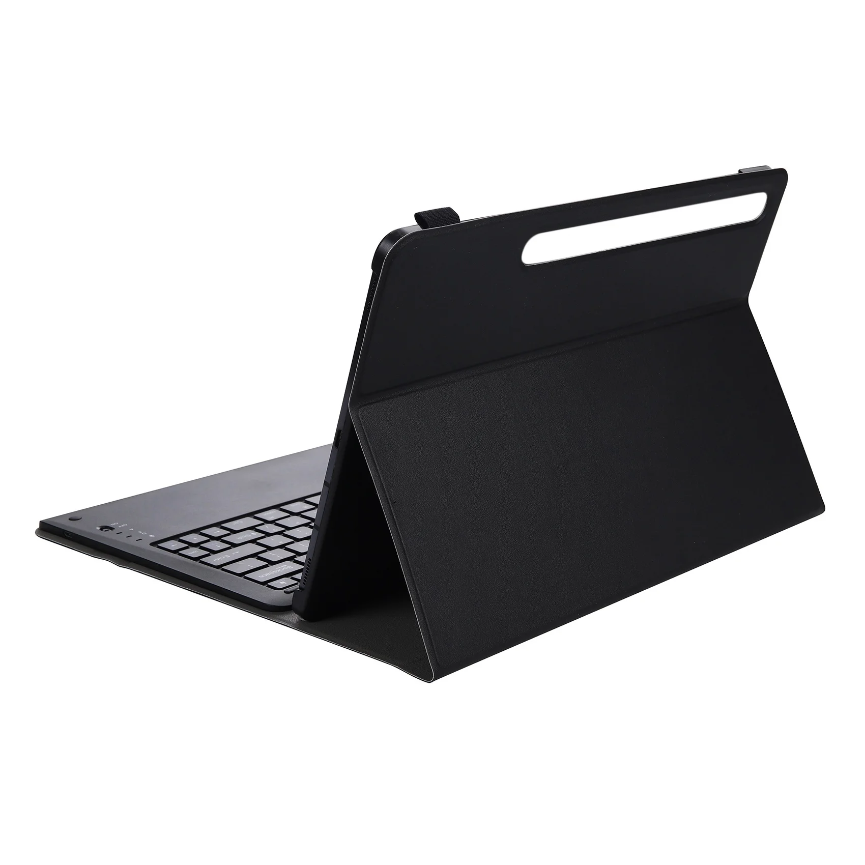 

PU Case+Keyboard For Samsung Galaxy Tab S7FE T730/T736 & S7 Plus T970 T975 12.4 inch Tablet Flip Case Tablet Stand(B)