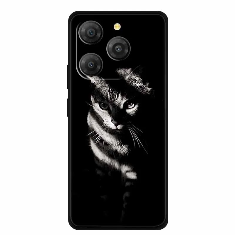 Black Lion & Wolf Silicone Soft Phone Case - Sleek Back Cover