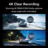 Pictrey A400 4K Dash Cam Built-in ADAS Wi-Fi Dash Car Camera with 1.9'' IPS Screen Support Parking Monito Night Vision Car DVR - Image 3