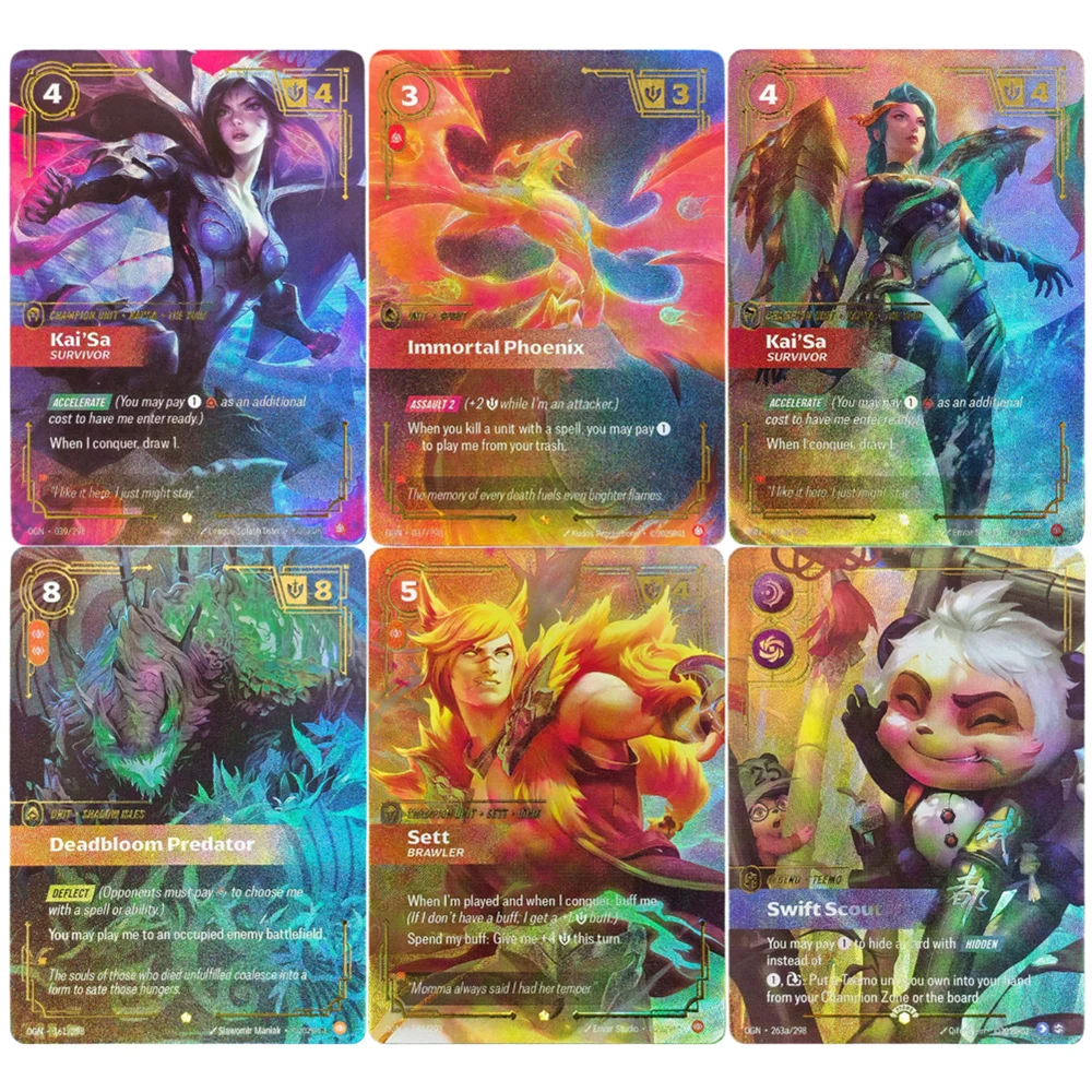 Proxy Riftbound League of Legends Trading Card Game Origins OGN Kai'Sa ...