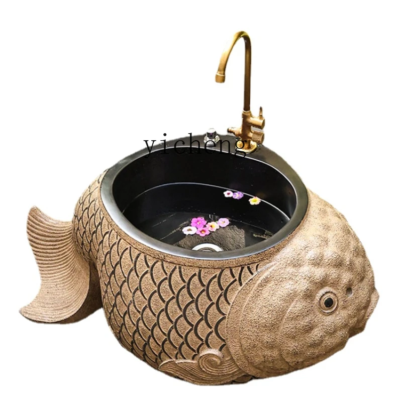 

Xl Courtyard Garden Mop Sink Hand Washing Balcony Washing Mop Sink Chinese Pool