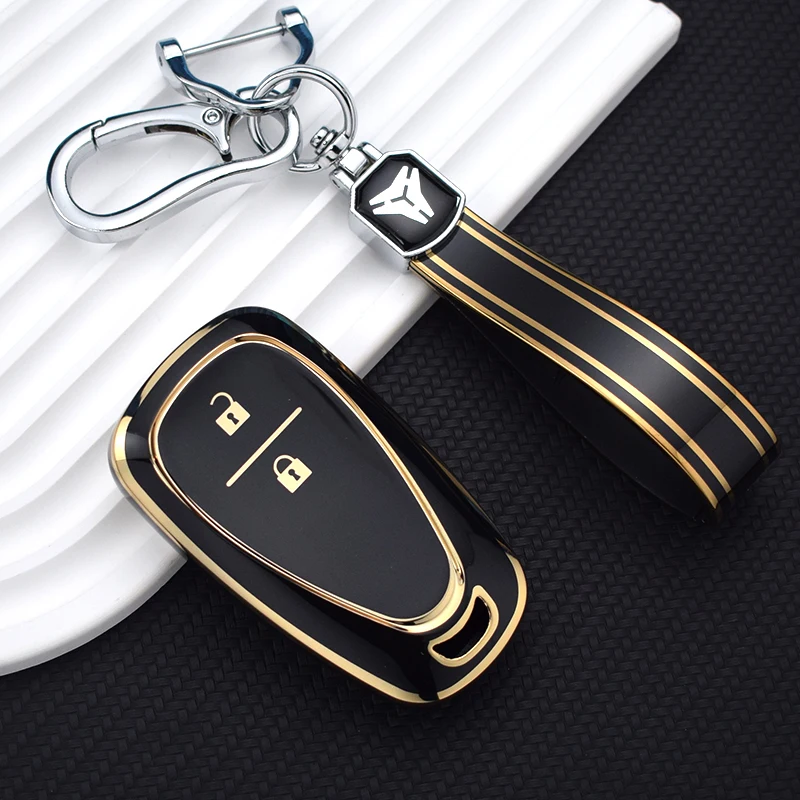 Premium Car Key Case Cover for Chevrolet Vehicles - Stylish and Durable Shell Fob Protector