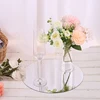 Round Mirror Glass Tray Diy Acrylic Circle Candle Plates Wedding Party Table Centerpiece Decoration Large Capacity Platter Tiles 3
