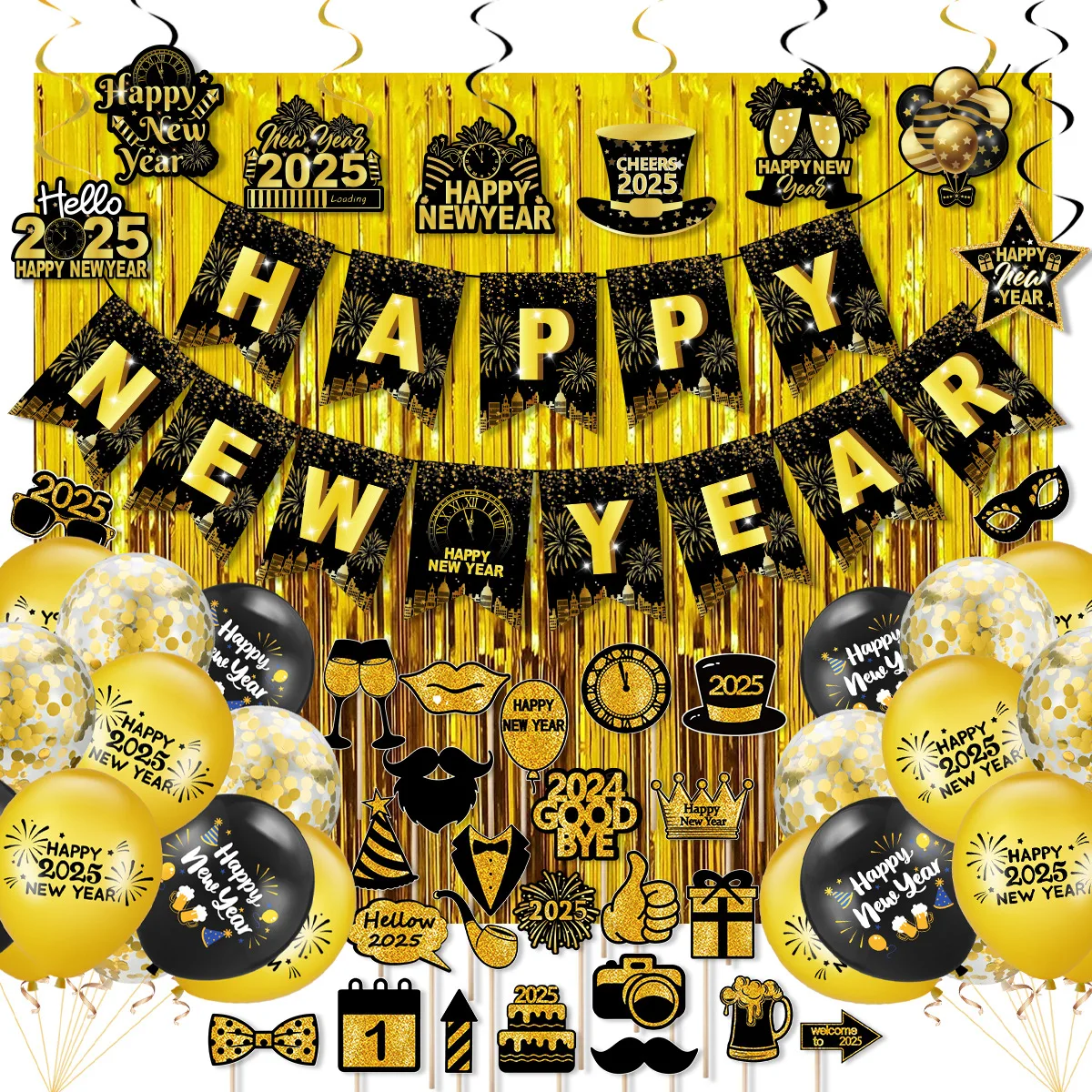Party-perfect Set: Lacquer Pendants, Props, and Balloons main image 1