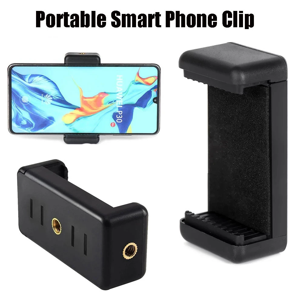 1PC Phone Clip Bracket Holder Tripod Monopod Stand IPhone 13 Pro Max Smartphone Selfie Holder Universal Accessories| | - AliExpress
