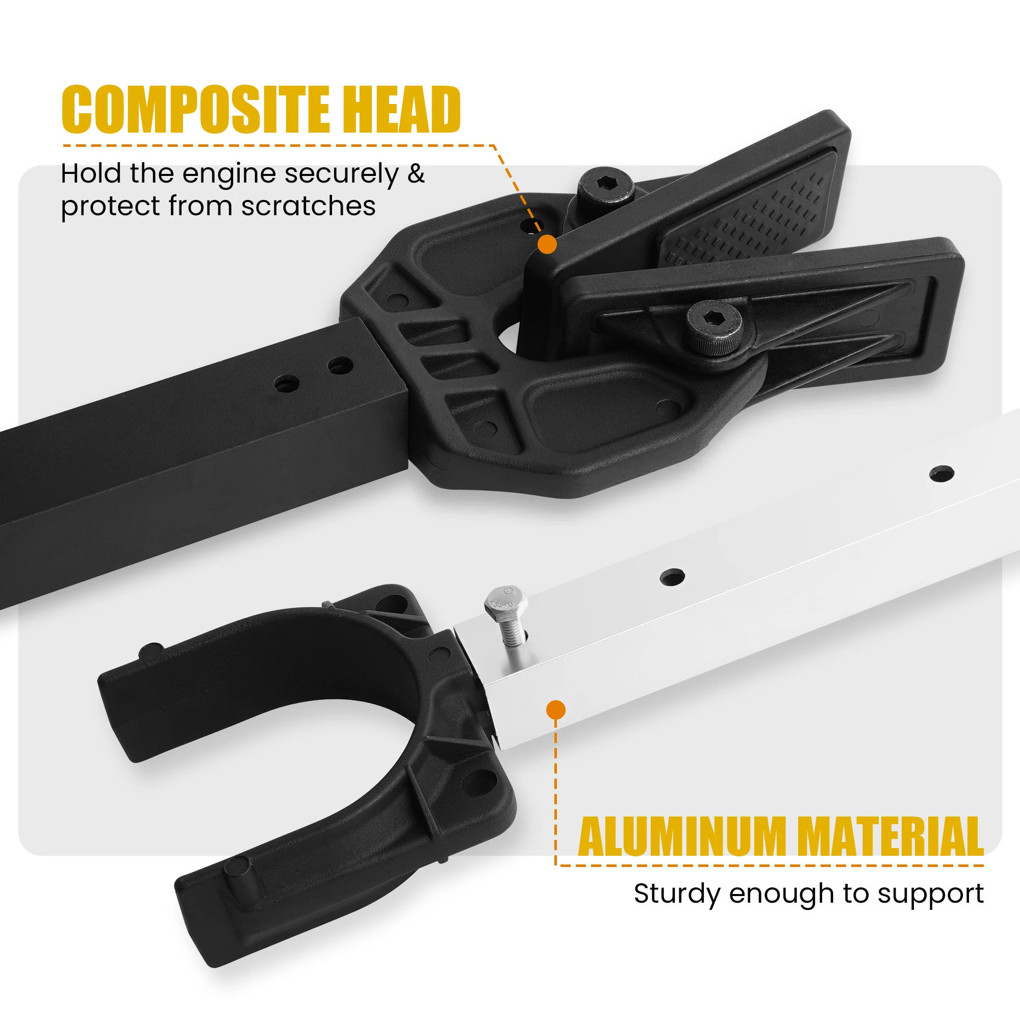 Boat Transom Saver Adjustable Shock Absorber Composite Heads Engines Rollers Trailer Brackets
