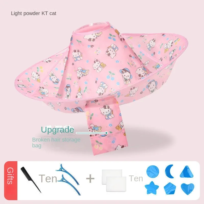 Children's haircut cloth apron baby cape baby hair cut bib does not stick