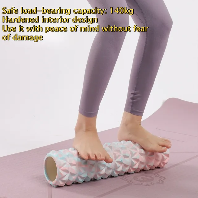 New EVA 30CM 45CM Foam Roller for Muscle Massage Gym Yoga Myofascial Release Lumbar Back Fitness Sports Shaft Roll Column 3
