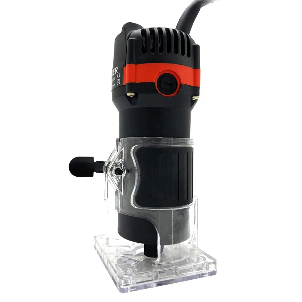 Woodworking Electric Trimming Machine Electromechanical Wood Milling Engraving Slotting Machine Brush Motor Wood Router