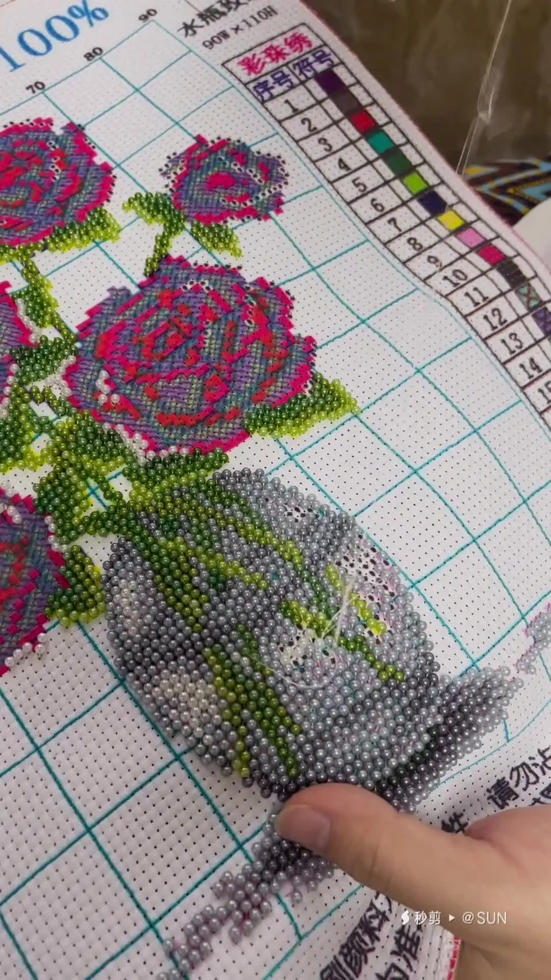 洋書Fleurs perlées Perles & point de croix Flower Shoppe Kit point de croix : Amazon.ca: Maison