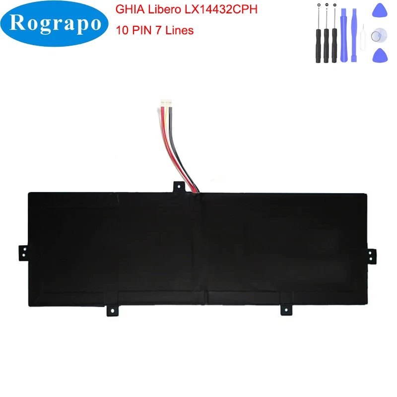 Nova 7.6v 5000mah Nv34821332s Bateria do Portátil para Ghia Libero Lx14432cph 10 Pin Plugue de Fio