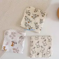 T8UD Baby Washcloths Newborn Face Towel Baby Burp Cloths Soft Absorbent Wash Towel