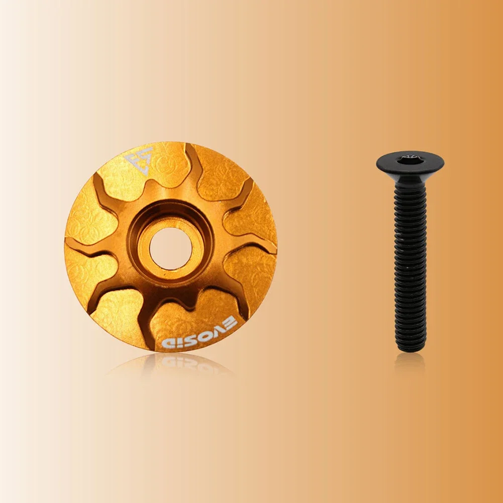 MTB Road Bike Stem Headset Top Cap Cover Aluminium Alloy Bicycle Stem Top Cap for Fork Head Tube Cycling Accessories