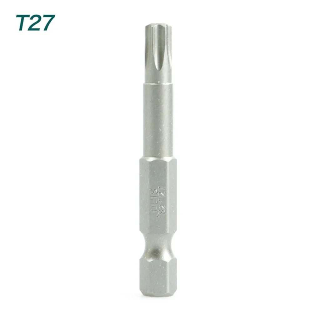Torx-Schraubendreher-Bit, legierter Stahl, 1/4 Zoll Sechskantgriff, T5, T7, T8, T9, T15, T20, T25, T27, T30, T40, Schraubendreher-Bit, 50 mm – Detail 12