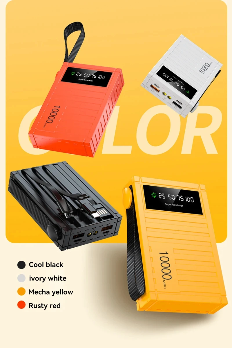 Miniso 2024 신제품 핫 30000mAh 컨테이너 충전기 보조배터리, 22.5W 미니 휴대용 대용량 보조베터리, 다양한 휴대폰용