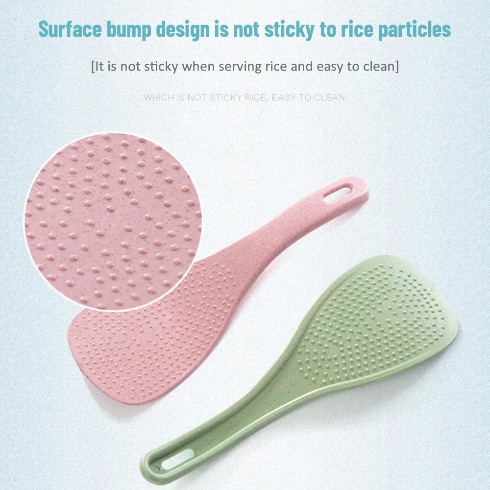 Multipurpose Heat Resistant Rice Spoon Kitchen Rice Paddle Plastic Shovel Food Grade Cooker Non-stick plastic rice spoon
