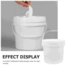 Wipes Container Wet Bucket Diapers Holder Case for Car White Cleaning Dispenser 2