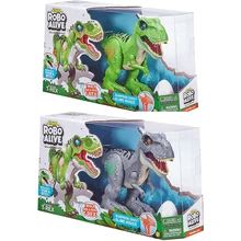 

ZURU ROBO ALIVE Attacking T-Rex Series 2 Dinosaur Toy Robotic Children's Electronic Pet Toys Jurassic Christmas Gift For Boy