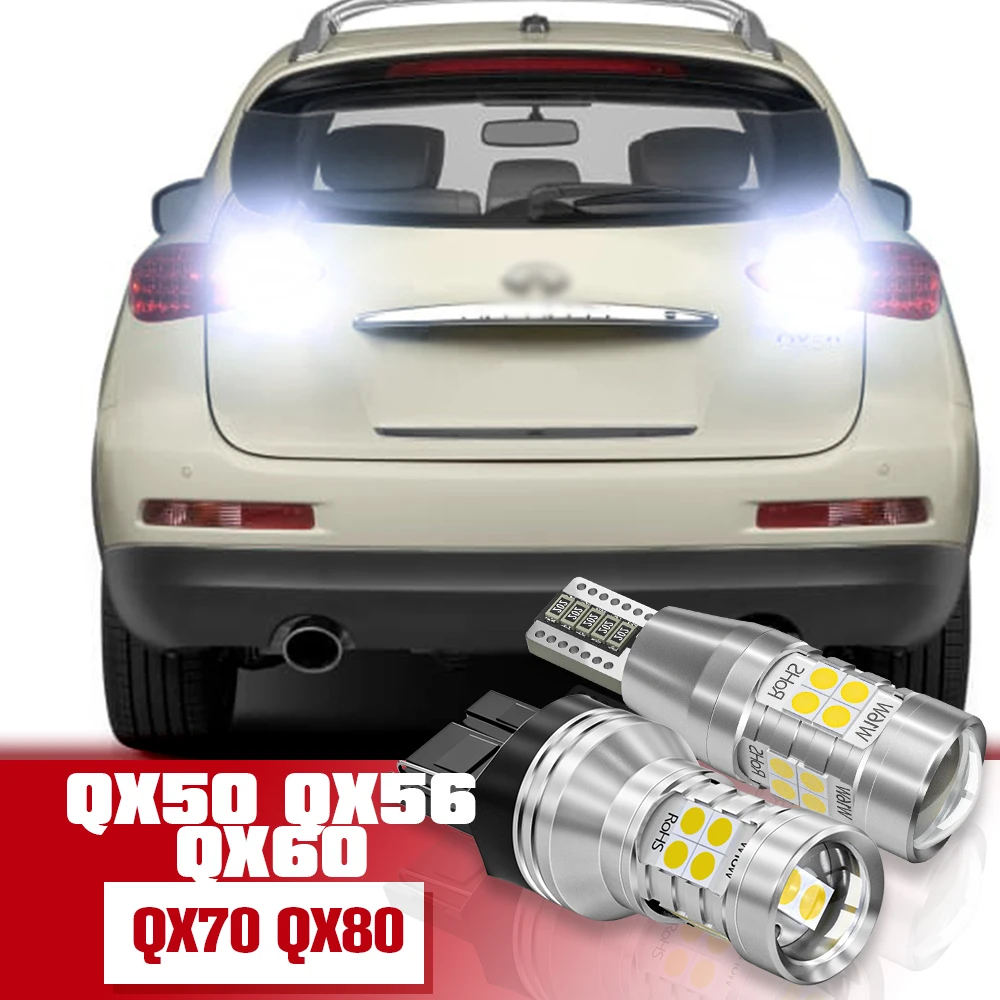 

Reverse Light Accessories 2pcs LED Bulb Lamp For Infiniti QX50 QX56 QX60 QX70 QX80 2004-2019 2014 2015 2016 2017 2018