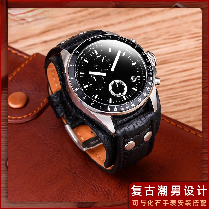 Genuine Leather Watch Band for Fossil Ch3051 Ch2564 Ch2565 Ch2891