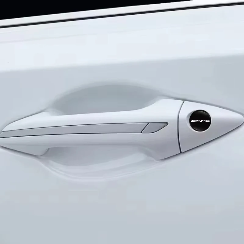 메르세데스 벤츠 AMG A B C E G CLA W211 W203 W204 C260 E300L A200L GLC300 자동차 도어락 키홀 스티커 자동차 키 스티커 엠블럼