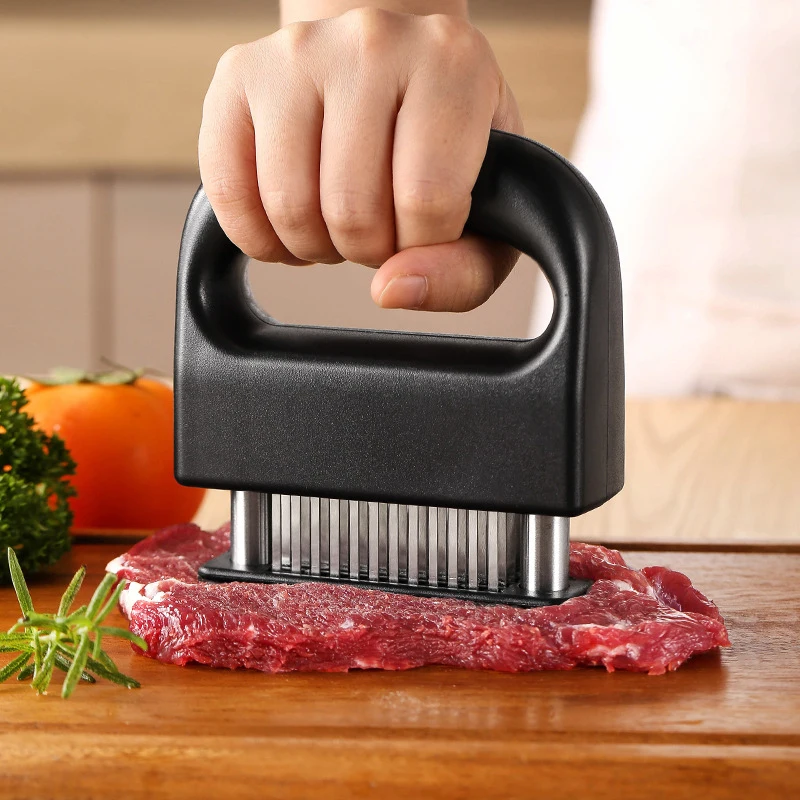 Meat Tenderizer 48 Stainless Steel Blades Needle Meat Tenderizer Cooking Tool Steak Mallet Kitchen Gadgets