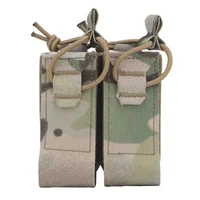 EYHGKZ Tactical Waist Bag Hunting Pouch DPMP Double Magazine Molle System CS Wargame Accessories Shooting Airsoft Paintball 2