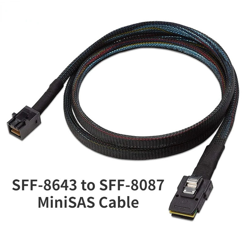 

Internal MINI SAS HD SFF-8643 To SFF-8087 36Pin Connector 12Gbps Data Transfer Cable for Server Storage Hard Disk PCIE Raid Card