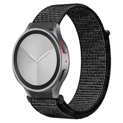 Nylon Loop Sport Band - Adjustable and Comfortable Watch Strap for Versatile Use (21 reflective black)